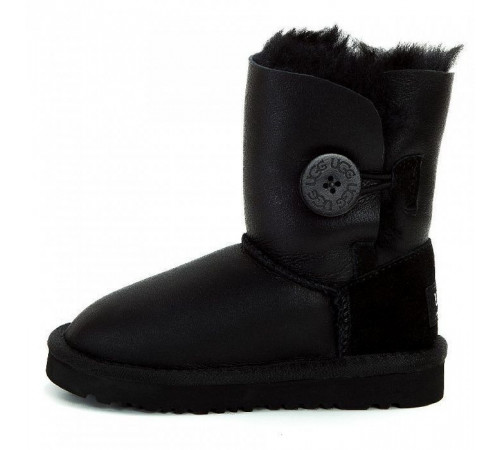 Купить UGG Kids Bailey Button Metallic Black