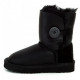 Купить UGG Kids Bailey Button Metallic Black