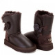 Купить UGG Kids Bailey Button Metallic Chocolate