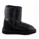 Купить UGG Kids Classic Short Metallic Black