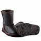 Купить UGG Kids Classic Short Metallic Chocolate