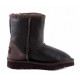 Купить UGG Kids Classic Short Metallic Chocolate