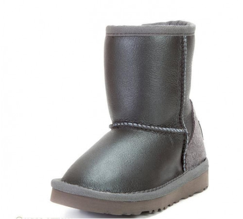 Купить UGG Kids Classic Short Metallic Grey