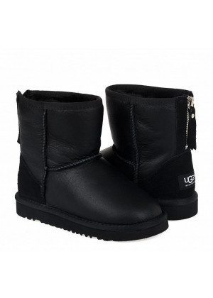 UGG Kids Zip Metallic Black