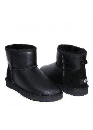 UGG Mens Classic Mini Metallic Black