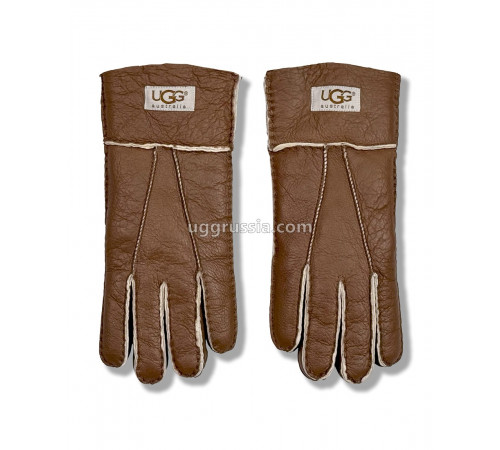 Купить UGG Перчатки Кожаные Женские Коричневые Купить UGG Перчатки Кожаные Женские Коричневые