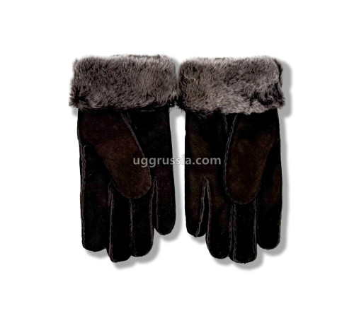 Купить UGG Перчатки Замшевые Женские Коричневые