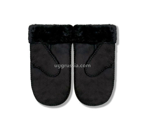 Купить UGG Варежки Замшевые Женские Черные