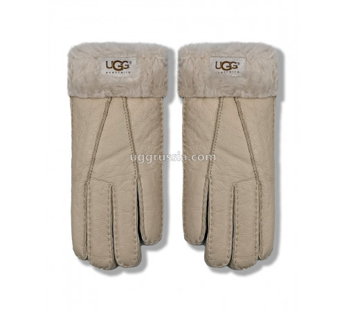 Купить UGG Перчатки Кожаные Женские Серые Купить UGG Перчатки Кожаные Женские Серые