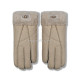 Купить UGG Перчатки Кожаные Женские Серые