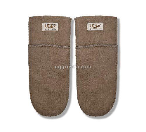 Купить UGG Варежки Замшевые Женские Серые