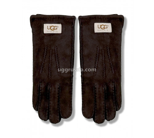Купить UGG Перчатки Замшевые Женские Коричневые Купить UGG Перчатки Замшевые Женские Коричневые