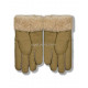Купить UGG Перчатки Кожаные Женские Коричневые