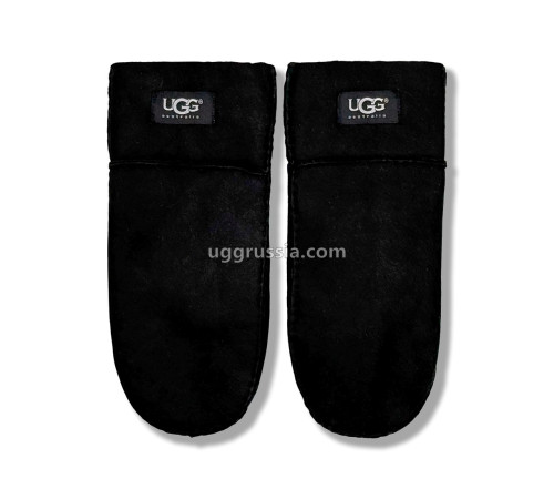 Купить UGG Варежки Замшевые Мужские Черные