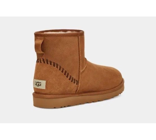 Купить UGG Mens Classic Mini Deco Suede Boot Chestnut