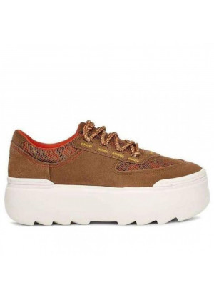 UGG Marin Mega Lace Chestnut White