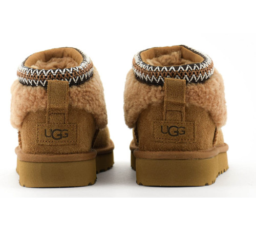 Купить UGG Ultra Mini Lack Maxi Curly Boot Chestnut