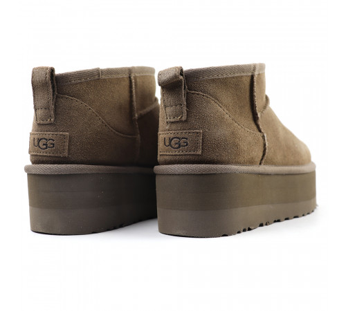 Купить UGG Classic Ultra Mini Platform Hickory Купить UGG Classic Ultra Mini Platform Hickory