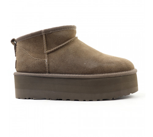 Купить UGG Classic Ultra Mini Platform Hickory Купить UGG Classic Ultra Mini Platform Hickory