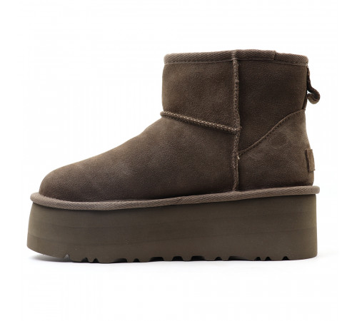 Купить UGG Classic Mini Platform Hickory Купить UGG Classic Mini Platform Hickory