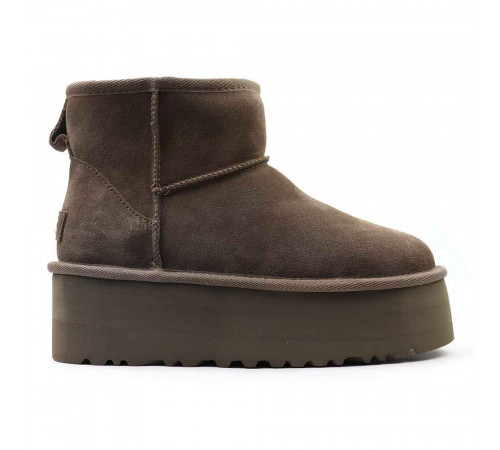 Купить UGG Classic Mini Platform Hickory Купить UGG Classic Mini Platform Hickory