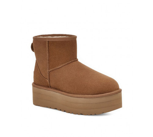 Купить UGG Classic Mini Platform Chestnut Купить UGG Classic Mini Platform Chestnut