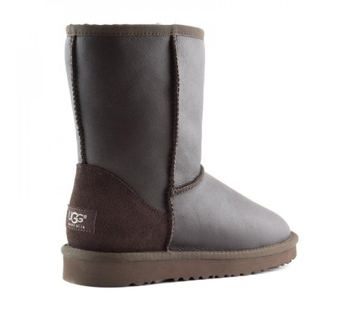 Купить UGG Classic Short Metallic Chocolate