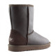 Купить UGG Classic Short Metallic Chocolate