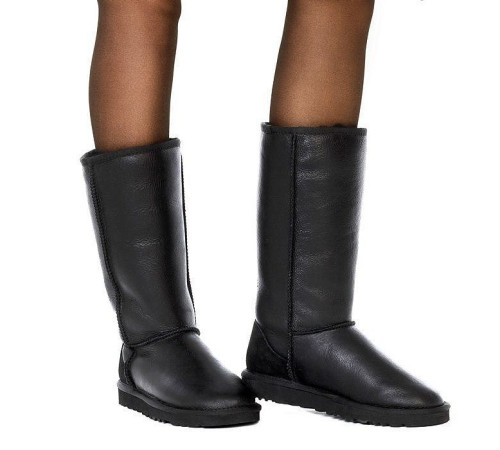Купить UGG Classic Tall Metallic Black