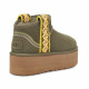 Купить UGG Classic Ultra Mini Braid Platform Burnt Olive
