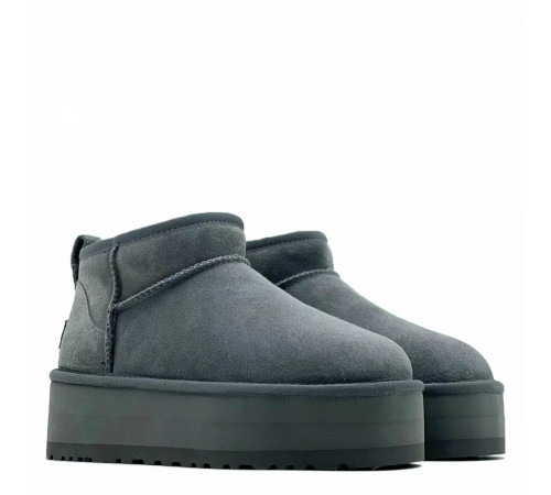 Купить UGG Classic Ultra Mini Platform Grey Купить UGG Classic Ultra Mini Platform Grey