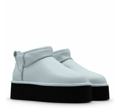 Купить UGG Classic Ultra Mini Platform Leather White