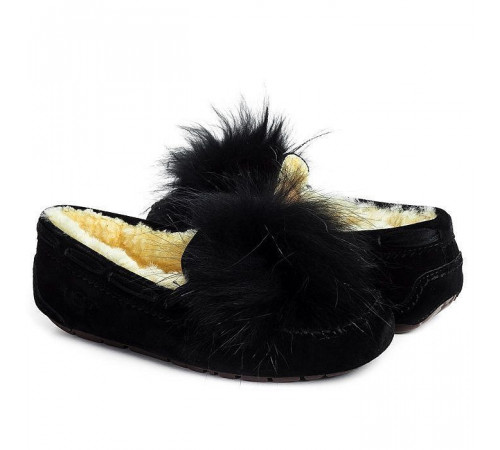 Купить UGG Dakota Pom Pom Black Купить UGG Dakota Pom Pom Black