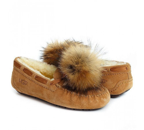 Купить UGG Dakota Pom Pom Chestnut Купить UGG Dakota Pom Pom Chestnut