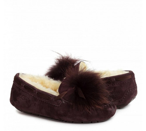 Купить UGG Dakota Pom Pom Chocolate Купить UGG Dakota Pom Pom Chocolate
