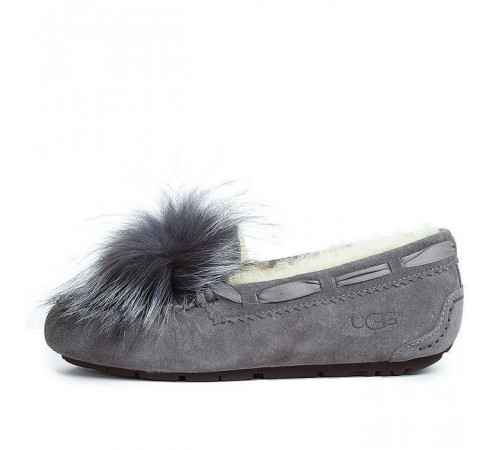 Купить UGG Dakota Pom Pom Grey Купить UGG Dakota Pom Pom Grey