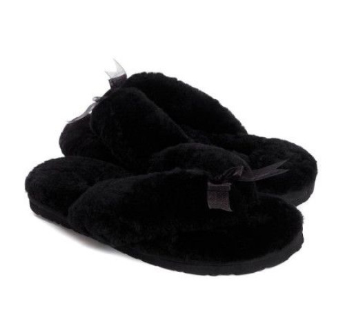Купить UGG Fluff Flip Flop II Black