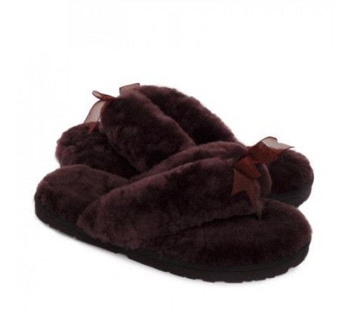 Купить UGG Fluff Flip Flop II Chocolate