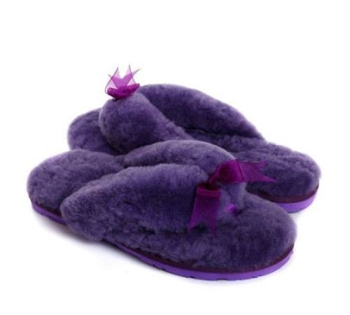 Купить UGG Fluff Flip Flop II Purple