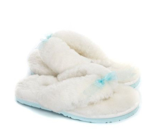 Купить UGG Fluff Flip Flop II White