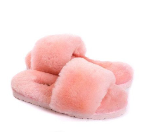 Купить UGG Fluff Slide Slippers Pink