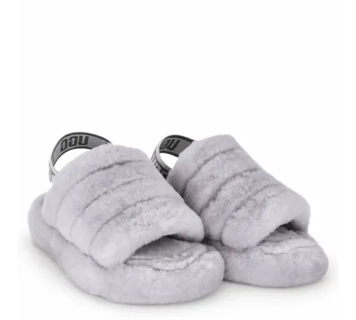 Купить UGG Fluff Yeah Slide Grey-Violet