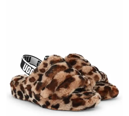 Купить UGG Fluff Yeah Slide Leopard
