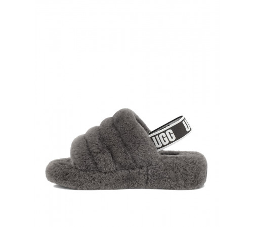 Купить UGG Fluff Yeah Slide-Grey Купить UGG Fluff Yeah Slide-Grey