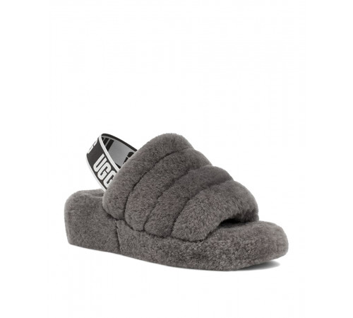 Купить UGG Fluff Yeah Slide-Grey Купить UGG Fluff Yeah Slide-Grey