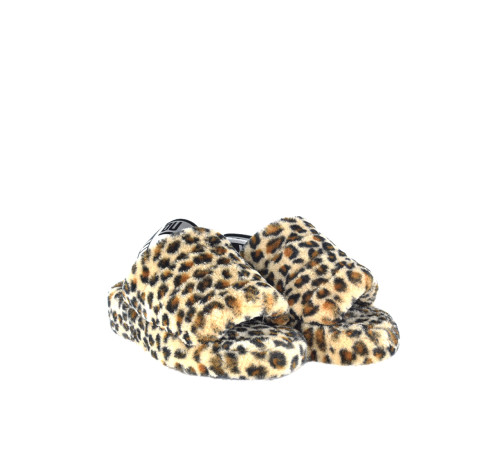Купить UGG Fluff Yeah Slide-Leopard