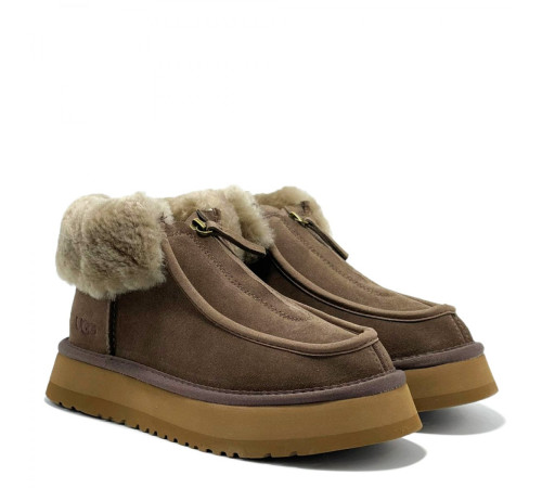 Купить UGG Funkette Platform Boots Cappuccino