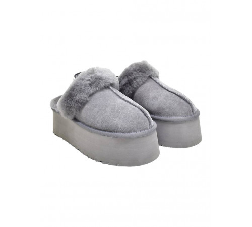 Купить UGG Funkette Suede Platform Grey Купить UGG Funkette Suede Platform Grey