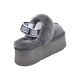 Купить UGG Funkette Suede Platform Grey