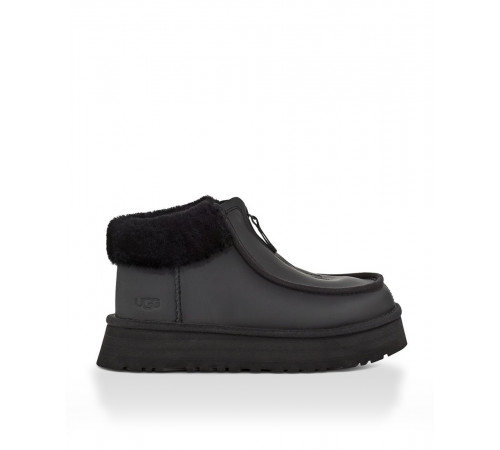 Купить UGG Funkette Platform Leather Black Купить UGG Funkette Platform Leather Black